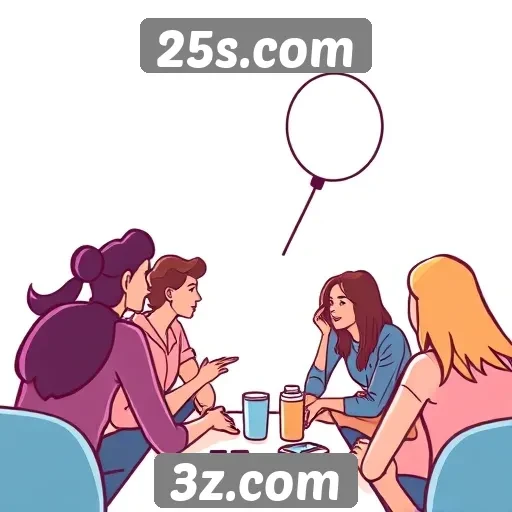 Interação da comunidade no site 25s.com